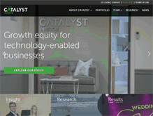 Tablet Screenshot of catalyst.com